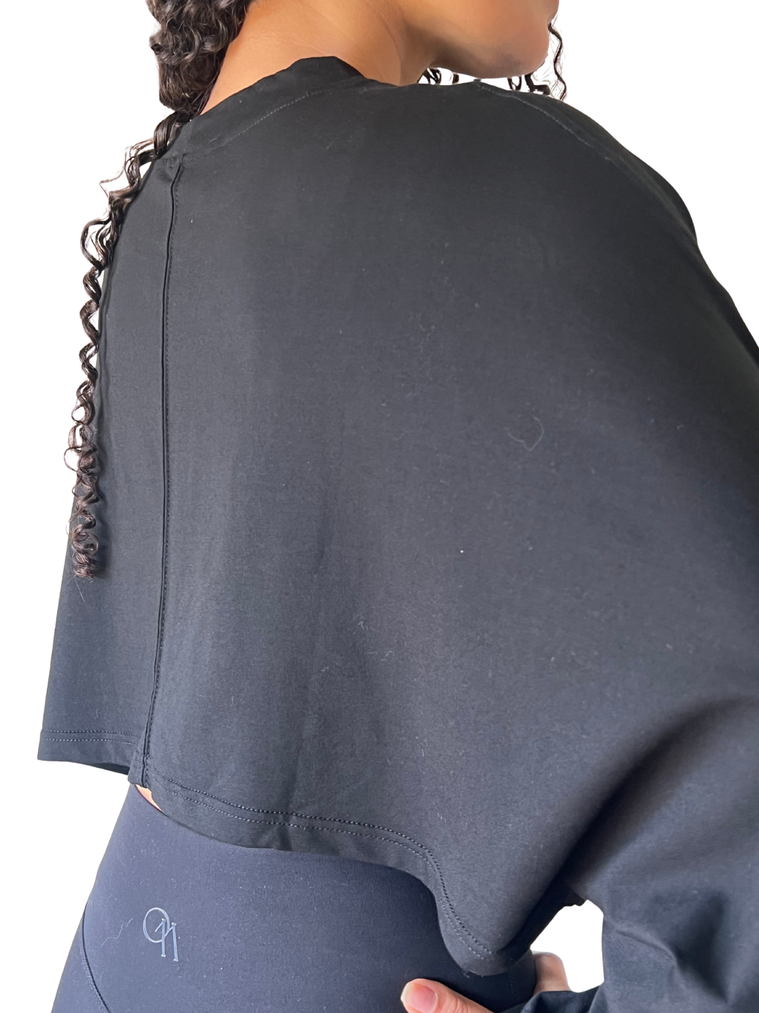Crop top Alka negro