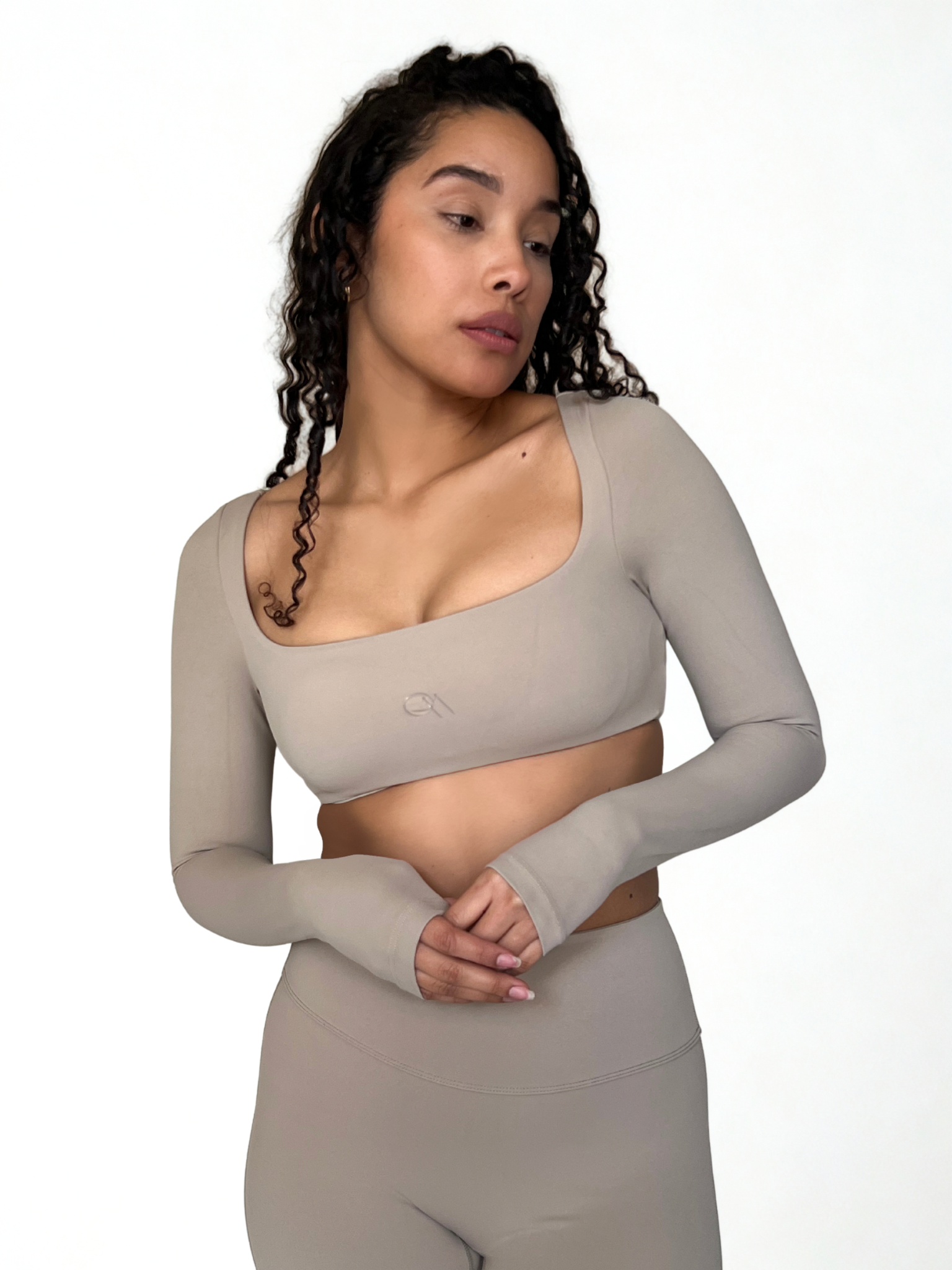 Top deportivo Maroa beige