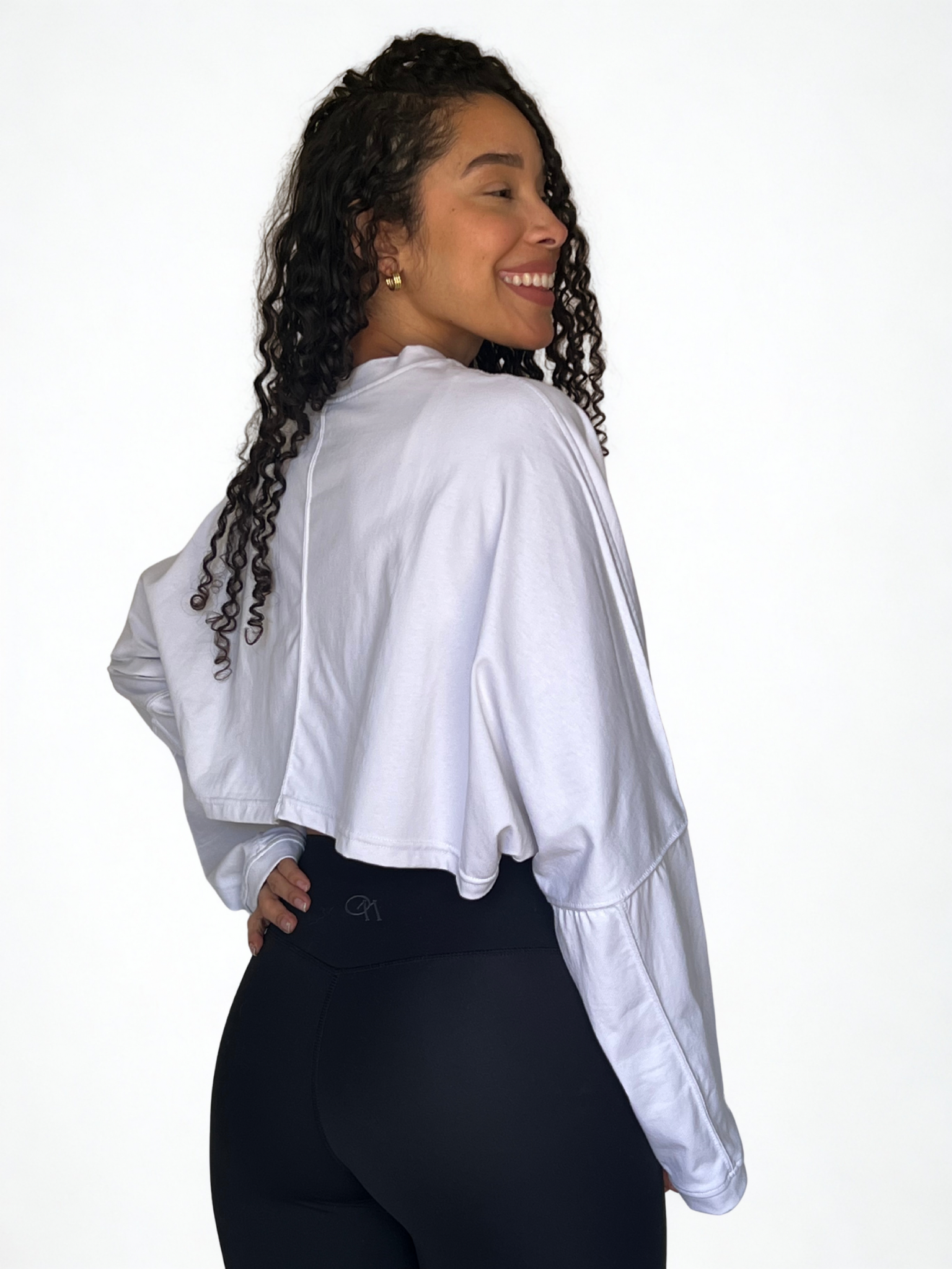 Crop top Alka blanco