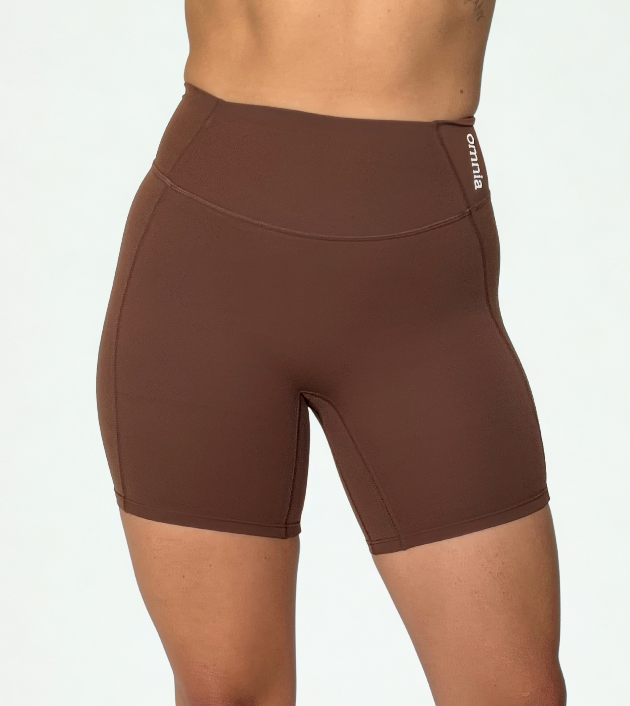 calza deportiva cafe pistacho para mujer con control de abdomen, ideal para gimnasio