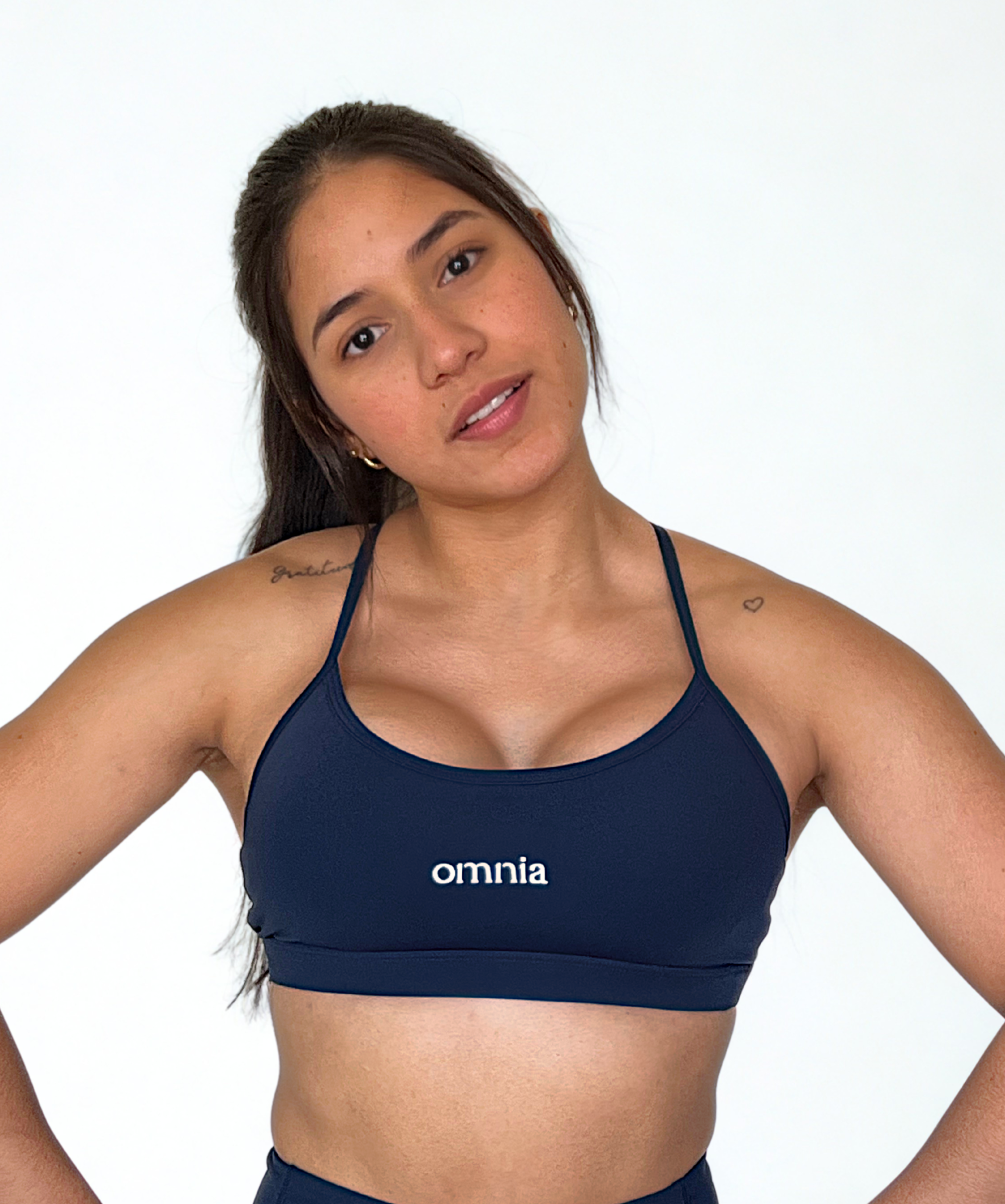Top deportivo Luna azul marino