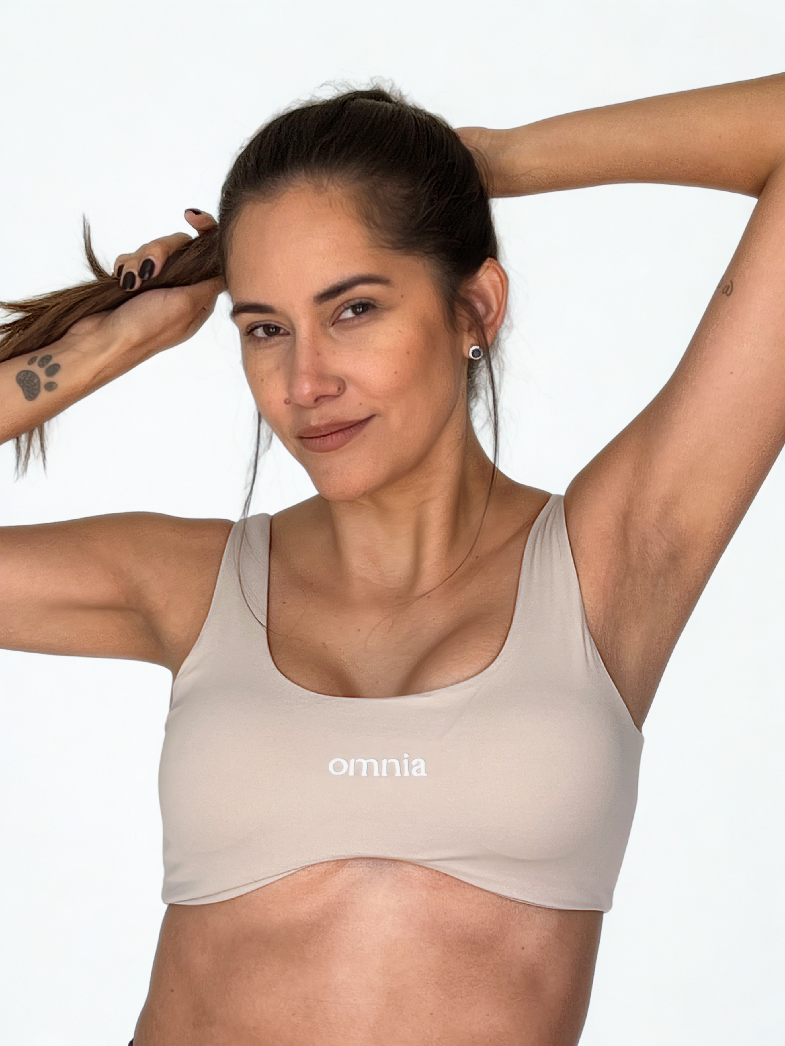Top deportivo Lican beige