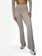 Calza bota ancha Maroa beige