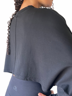 Crop top Alka negro