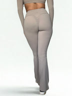 Calza bota ancha Maroa beige