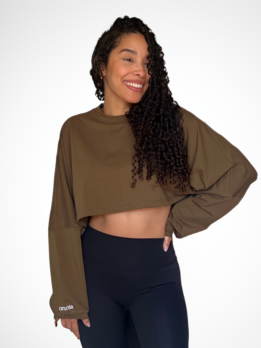 Crop top Alka verde