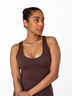 enterizo deportivo cafe para mujer, ideal para yoga o pilates