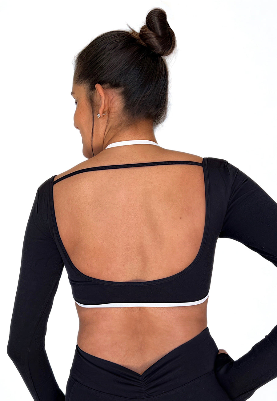 Top deportivo Keu negro – alt