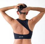 crop top deportivo blanco para mujer de mangas largas estilo oversize, ideal para entrenamiento