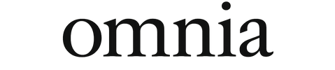 logo que diga omnia, con letra garamound